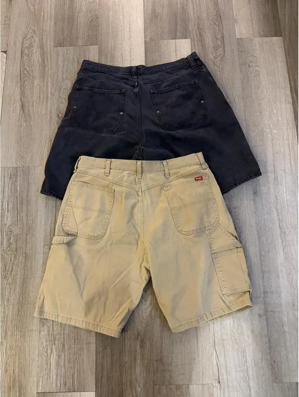 Wrangler  carpenter shorts and vintage results shorts bundle sz 38